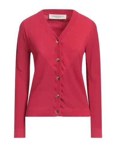 Shop Golden Goose Woman Cardigan Red Size S Textile Fibers