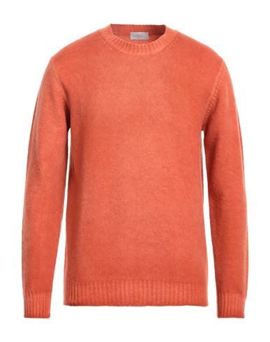 Shop Altea Man Sweater Orange Size L Virgin Wool