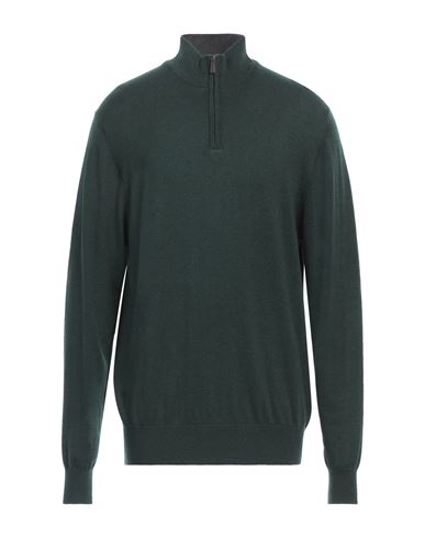 Shop Cashmere Company Man Turtleneck Dark Green Size 48 Wool, Cashmere, Silk, Nylon