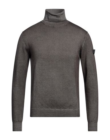 Shop Peuterey Man Turtleneck Lead Size Xxl Wool In Grey