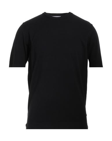 Shop Alpha Studio Man Sweater Black Size 50 Cotton, Polyester