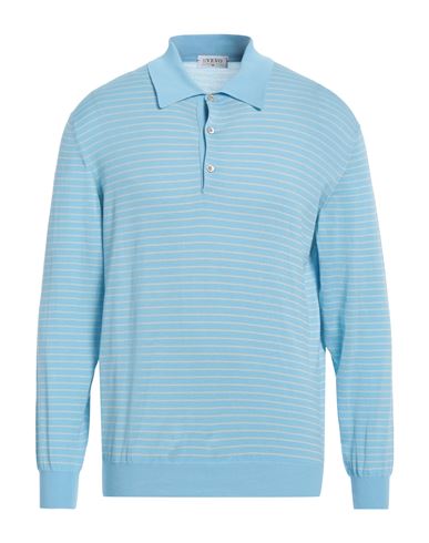 Shop Svevo Man Sweater Light Blue Size 40 Cotton