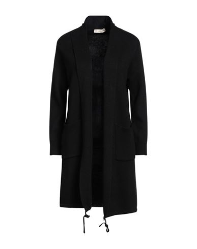 Shop Cashmere Company Woman Cardigan Black Size 6 Wool, Cashmere