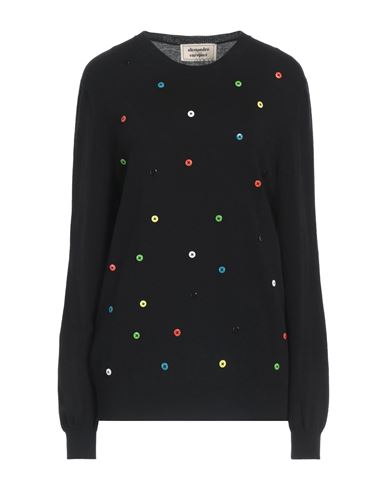 Shop Alessandro Enriquez Woman Sweater Black Size L Acrylic, Wool