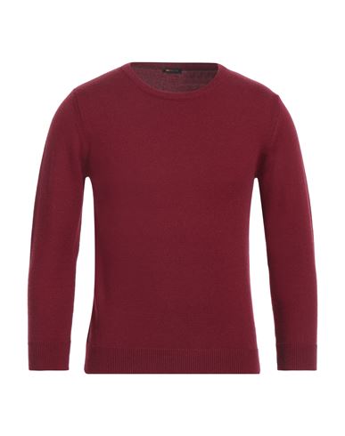 Shop Imperial Man Sweater Burgundy Size Xl Viscose, Polyester, Polyamide In Red