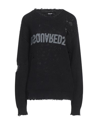 Dsquared2 Woman Sweater Black Size S Cotton