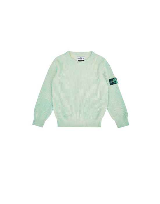  STONE ISLAND KIDS 509T1 Sweater Man Light Green