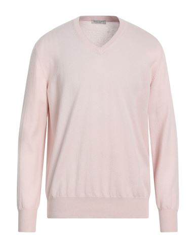Shop Bruno Manetti Man Sweater Pink Size L Cashmere