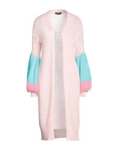 Shop Vanessa Scott Woman Cardigan Light Pink Size S Acrylic, Polyamide, Wool, Mohair Wool