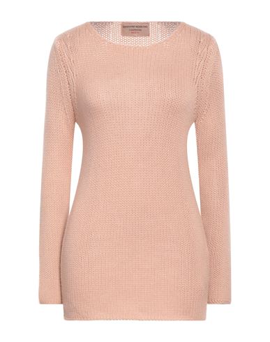 Shop Ermanno Scervino Woman Sweater Light Brown Size L Cashmere, Silk, Polyamide In Beige