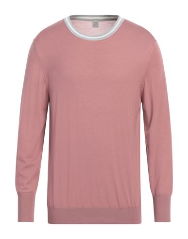 Eleventy Man Sweater Pastel Pink Size Xl Wool