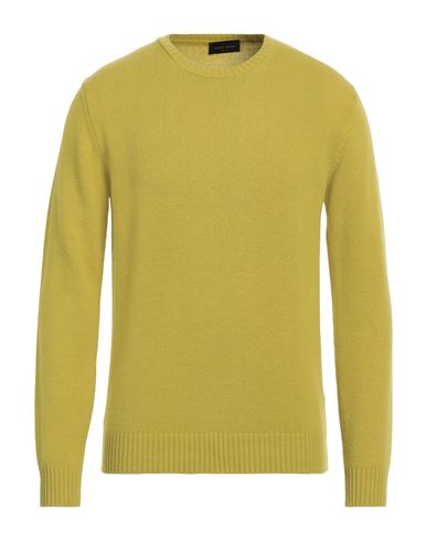 Shop Roberto Collina Man Sweater Acid Green Size 38 Merino Wool, Cashmere