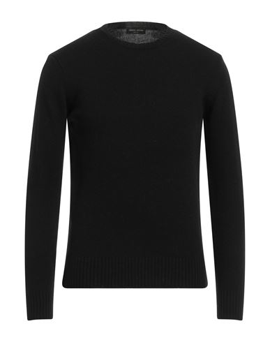 Shop Roberto Collina Man Sweater Black Size 44 Merino Wool, Cashmere