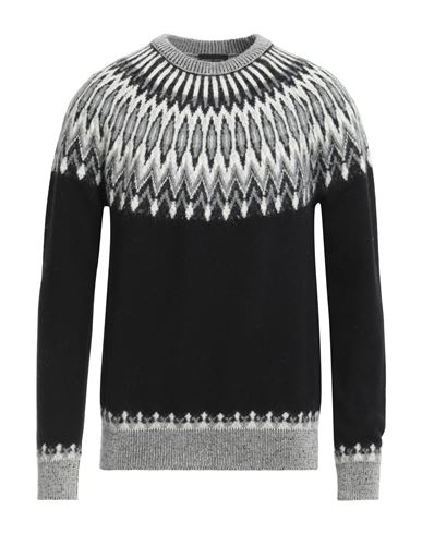 Roberto Collina Man Sweater Black Size 42 Wool, Baby Alpaca Wool