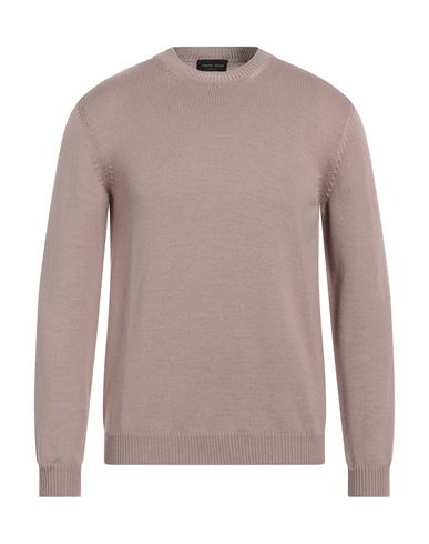 Shop Roberto Collina Man Sweater Pastel Pink Size 42 Merino Wool