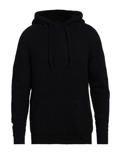 Roberto Collina Man Sweater Black Size 40 Cotton, Nylon, Elastane In Black