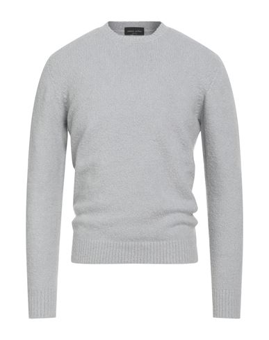 Roberto Collina Crewneck Knit Sweaters In Gray