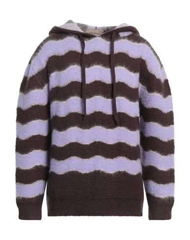 Shop Salvatore Santoro Man Sweater Lilac Size L Acrylic, Nylon, Mohair Wool, Wool, Elastic Fibres In Purple
