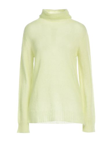 P.A.R.O.S.H P. A.R. O.S. H. WOMAN TURTLENECK LIME GREEN SIZE L MOHAIR WOOL, POLYAMIDE, WOOL 