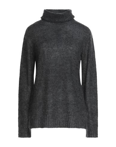 P.A.R.O.S.H P. A.R. O.S. H. WOMAN TURTLENECK GREY SIZE L MOHAIR WOOL, POLYAMIDE, WOOL 