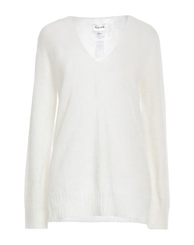 P.A.R.O.S.H P. A.R. O.S. H. WOMAN SWEATER CREAM SIZE M MOHAIR WOOL, POLYAMIDE, WOOL 
