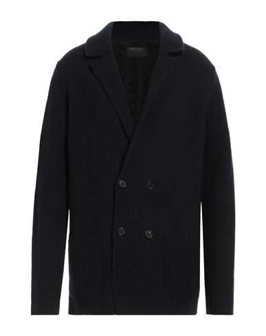 Shop Roberto Collina Man Blazer Navy Blue Size 46 Merino Wool, Cashmere