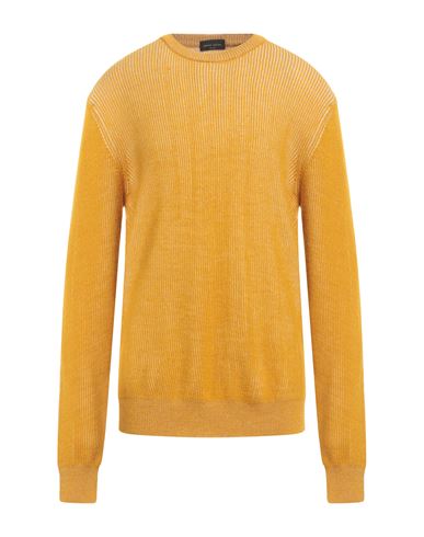 Roberto Collina Man Sweater Yellow Size 44 Wool, Alpaca Wool In Multi