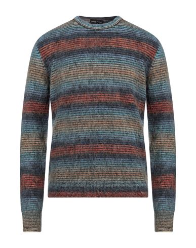 Shop Roberto Collina Man Sweater Black Size 42 Nylon, Synthetic Fibers, Mohair Wool, Alpaca Wool, Wool