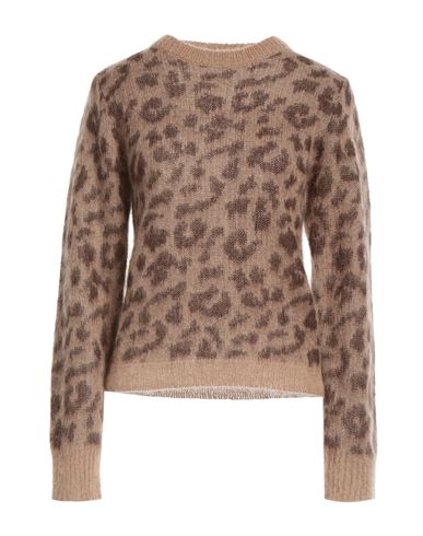 P.A.R.O.S.H P. A.R. O.S. H. WOMAN SWEATER CAMEL SIZE M MOHAIR WOOL, POLYAMIDE, WOOL 