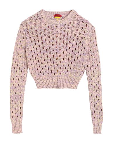 Max & Co . Woman Sweater Lilac Size L Cotton, Polyester, Polyamide In Purple