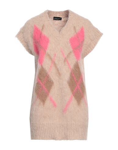 Shop Roberto Collina Woman Sweater Sand Size L Baby Alpaca Wool, Nylon, Wool In Beige