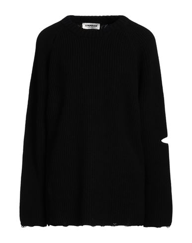 Shop A Paper Kid Woman Sweater Black Size M Merino Wool, Cashmere