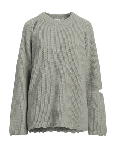 A Paper Kid Woman Sweater Sage Green Size S Merino Wool, Cashmere In Sage Green