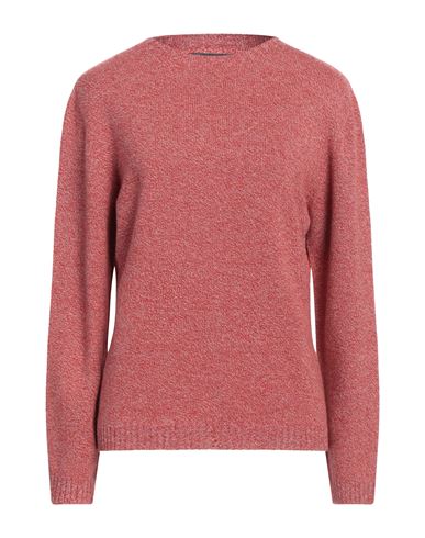 Hawico Woman Sweater Red Size Xl Cashmere In Red
