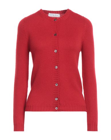 Shop Richard Grand Woman Cardigan Red Size Xl Cashmere