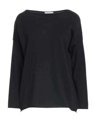 Snobby Sheep Woman Sweater Black Size 6 Cotton, Silk