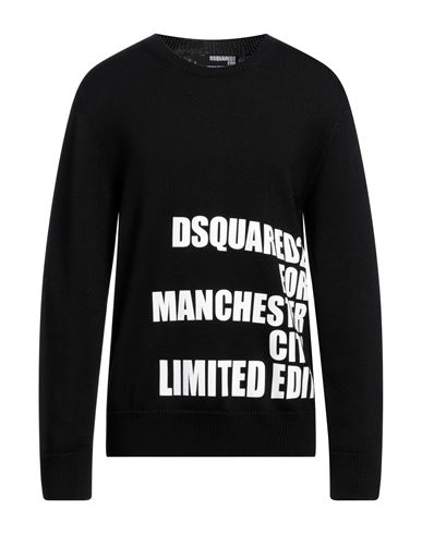 Dsquared2 Man Sweater Black Size S Wool