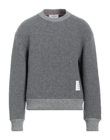 THOM BROWNE THOM BROWNE MAN SWEATER GREY SIZE 3 WOOL 