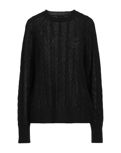 Etro Woman Sweater Black Size 8 Cashmere