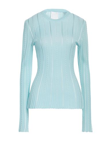 Givenchy Woman Sweater Sky Blue Size M Viscose, Polyamide