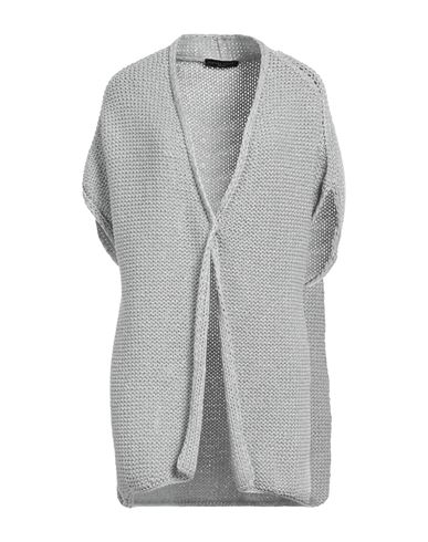 Fabiana Filippi Woman Cardigan Light Grey Size 4 Polyamide, Polyester