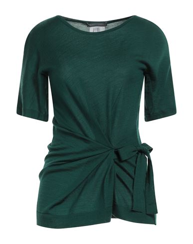 Alberta Ferretti Woman Sweater Emerald Green Size 6 Virgin Wool