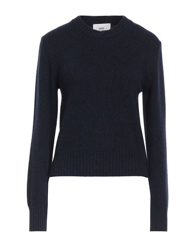 Ami Alexandre Mattiussi Woman Sweater Midnight Blue Size L Cashmere, Wool