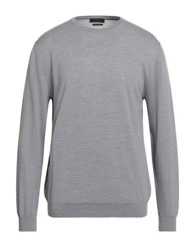 Daniele Fiesoli Man Sweater Light Grey Size S Merino Wool