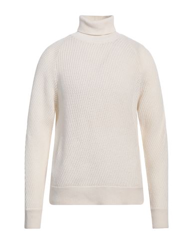 PAOLO PECORA PAOLO PECORA MAN TURTLENECK OFF WHITE SIZE XL WOOL, POLYACRYLIC 