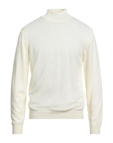 Daniele Fiesoli Man Turtleneck Ivory Size Xxxl Merino Wool