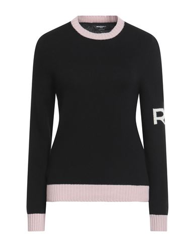 Shop Rochas Woman Sweater Black Size L Lambswool, Cashmere