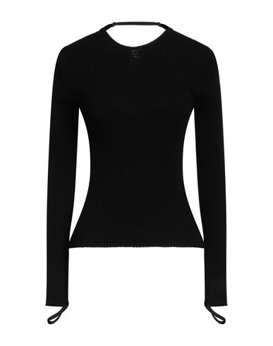 Shop Courrèges Courreges Woman Sweater Black Size M Viscose, Polyester