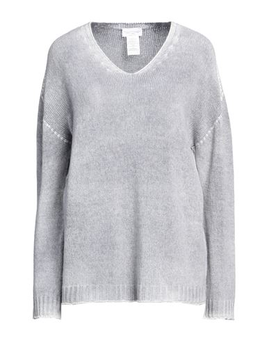 Ploumanac'h Woman Sweater Light Grey Size L Wool, Cashmere In Gray