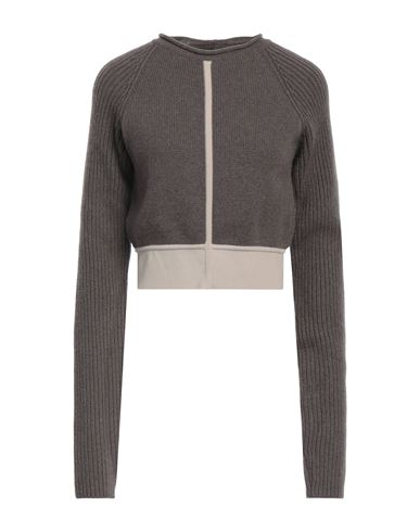 Shop Rick Owens Woman Sweater Lead Size M Cashmere, Wool, Viscose, Polyester In Grey